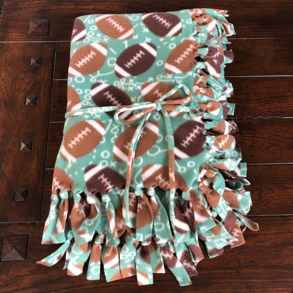 Football Fleece Blanket - New!